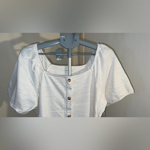 Lane Bryant- Square-Neck Button-Front Top - Picture 6 of 9
